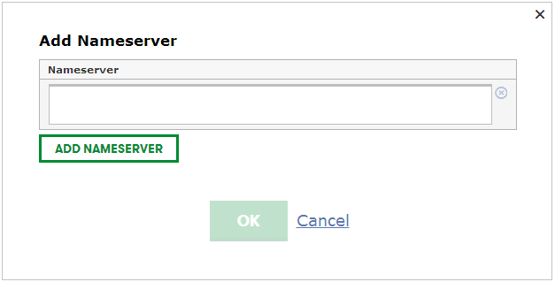 Add new nameserver for your domain