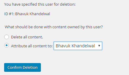 Assign Attributes to New User while Deleting Old User
