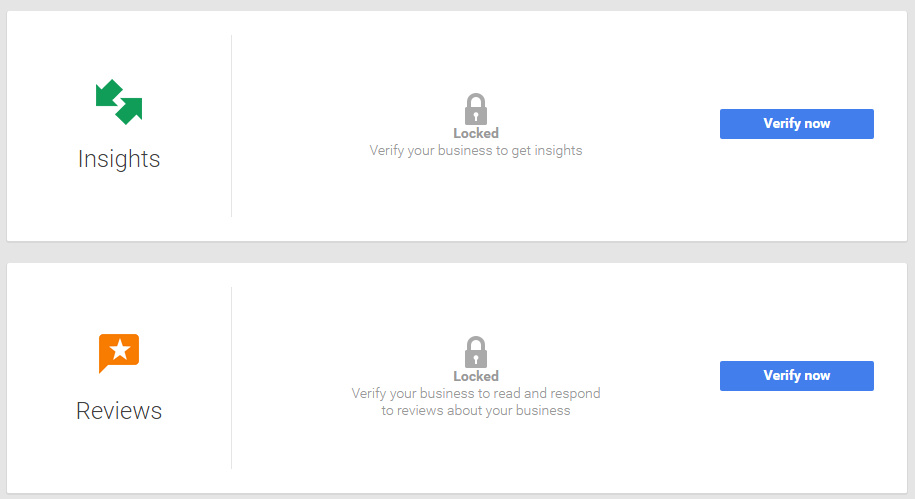 Insights & Reviews locked in Google My Business Listing